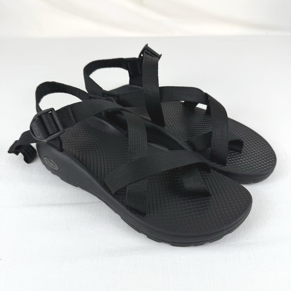 Chaco Z Cloud 2 Black Sport Sandals Womens Size 9 J105430 Strappy Toe Loop